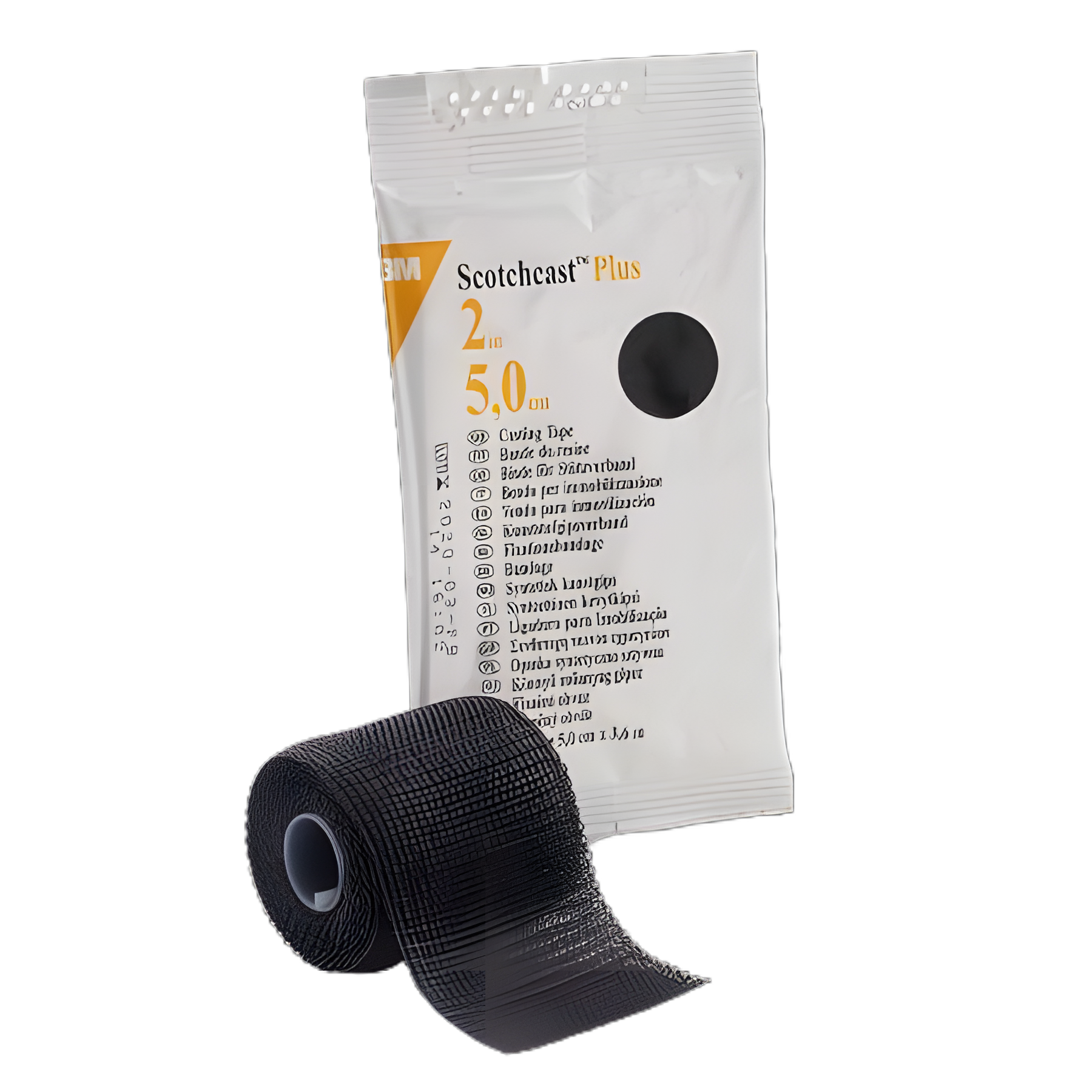 Cast Tape 3M™ Scotchcast™ Plus 2 Inch X 12 Foot Fiberglass / Resin Black