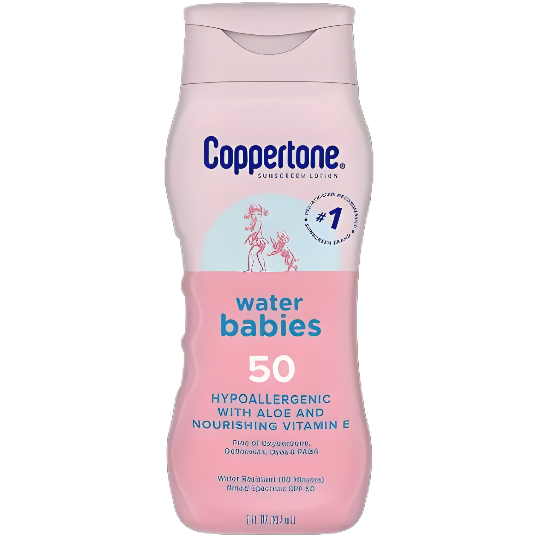 Sunscreen Coppertone® Water Babies SPF 50 Lotion 8 oz. Bottle