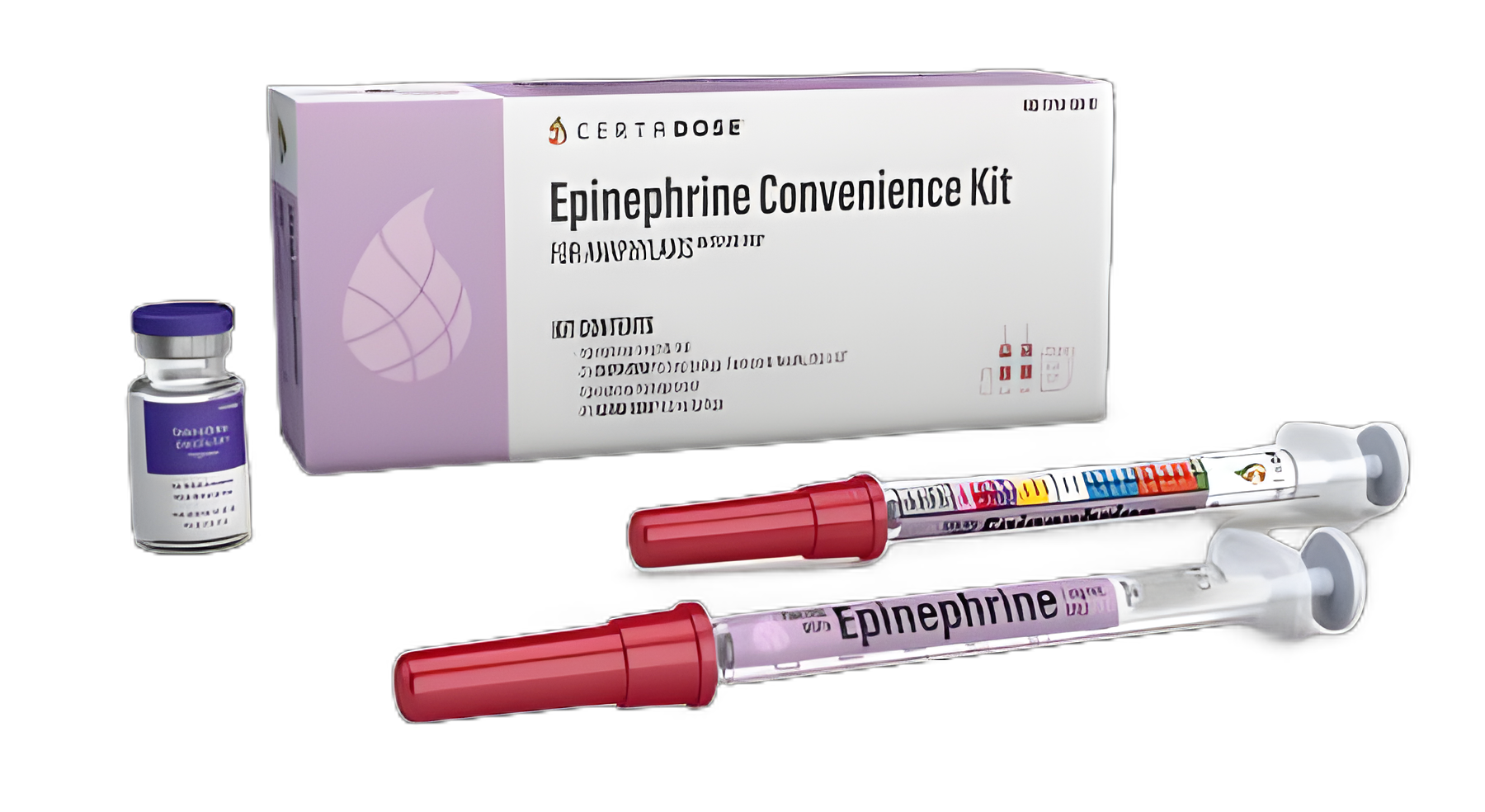Certa Dose® Anaphylaxis Emergency Kit with Epinephrine Injection 1mg/mL for Allergic Reactions