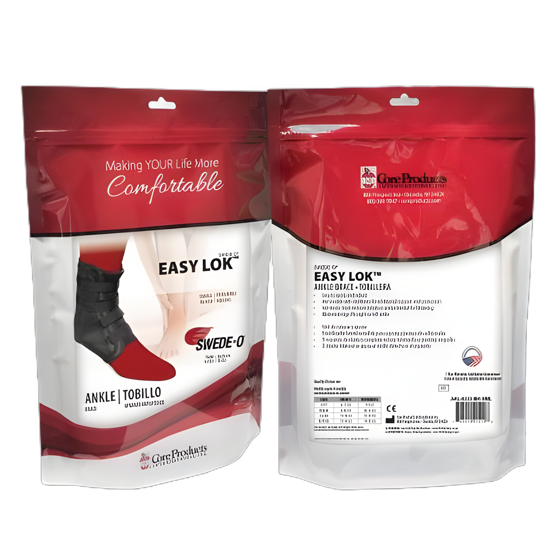 Swede-O® Easy Lok™ Ankle Brace - Small, Adjustable Support for Men and Women