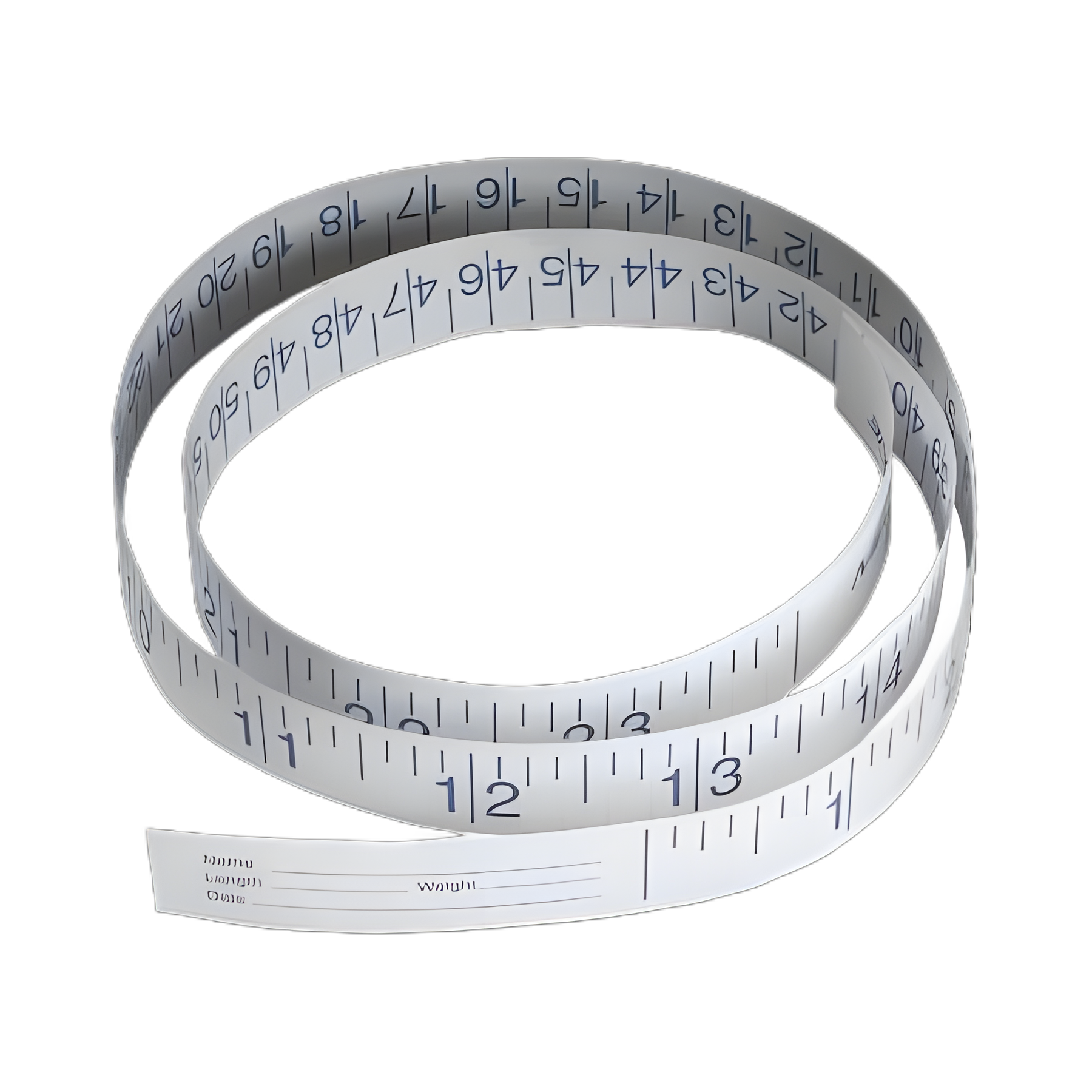 Measurement Tape 72 Inch Paper Disposable Inches / Centimeters