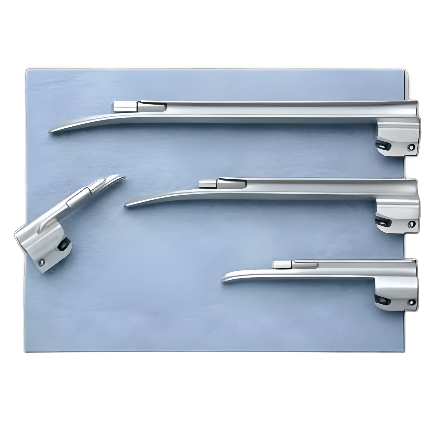 McKesson Miller Type Laryngoscope Blade, Stainless Steel, Size 3 for Medium Adults