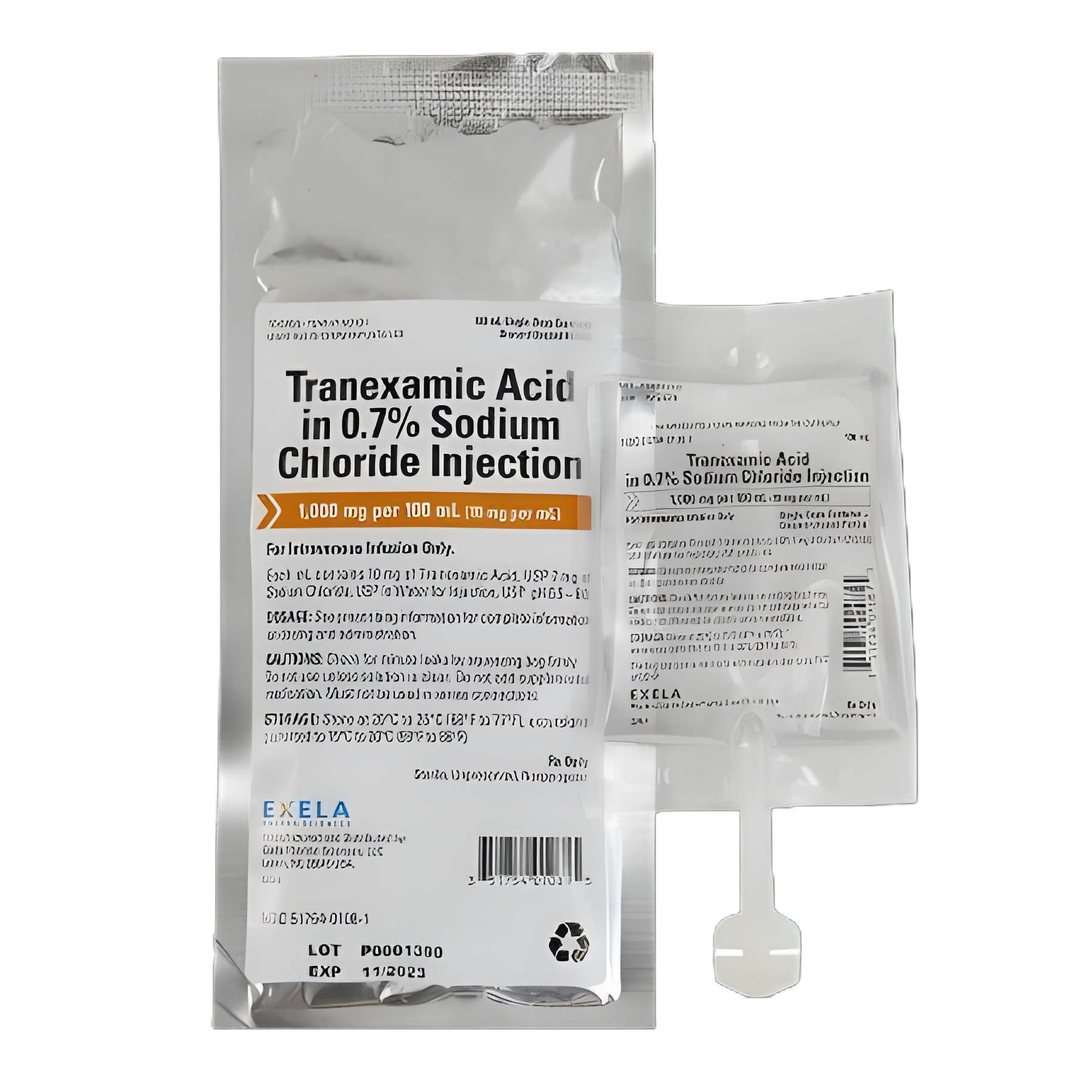 Tranexamic Acid 1,000 mg/100 mL Injection - Exela Pharma Sciences