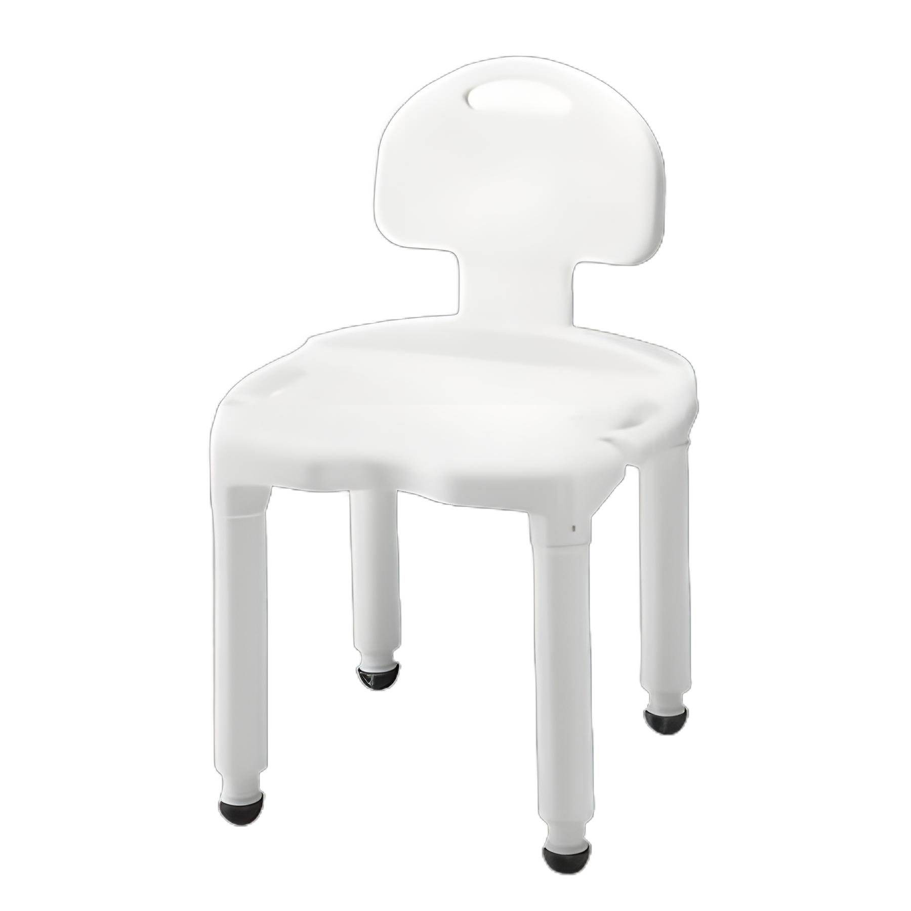 Bath Bench Carex® Without Arms Plastic Frame With Backrest 21 Inch Seat Width 400 lbs. Weight Capacity - FGB671C0 0000