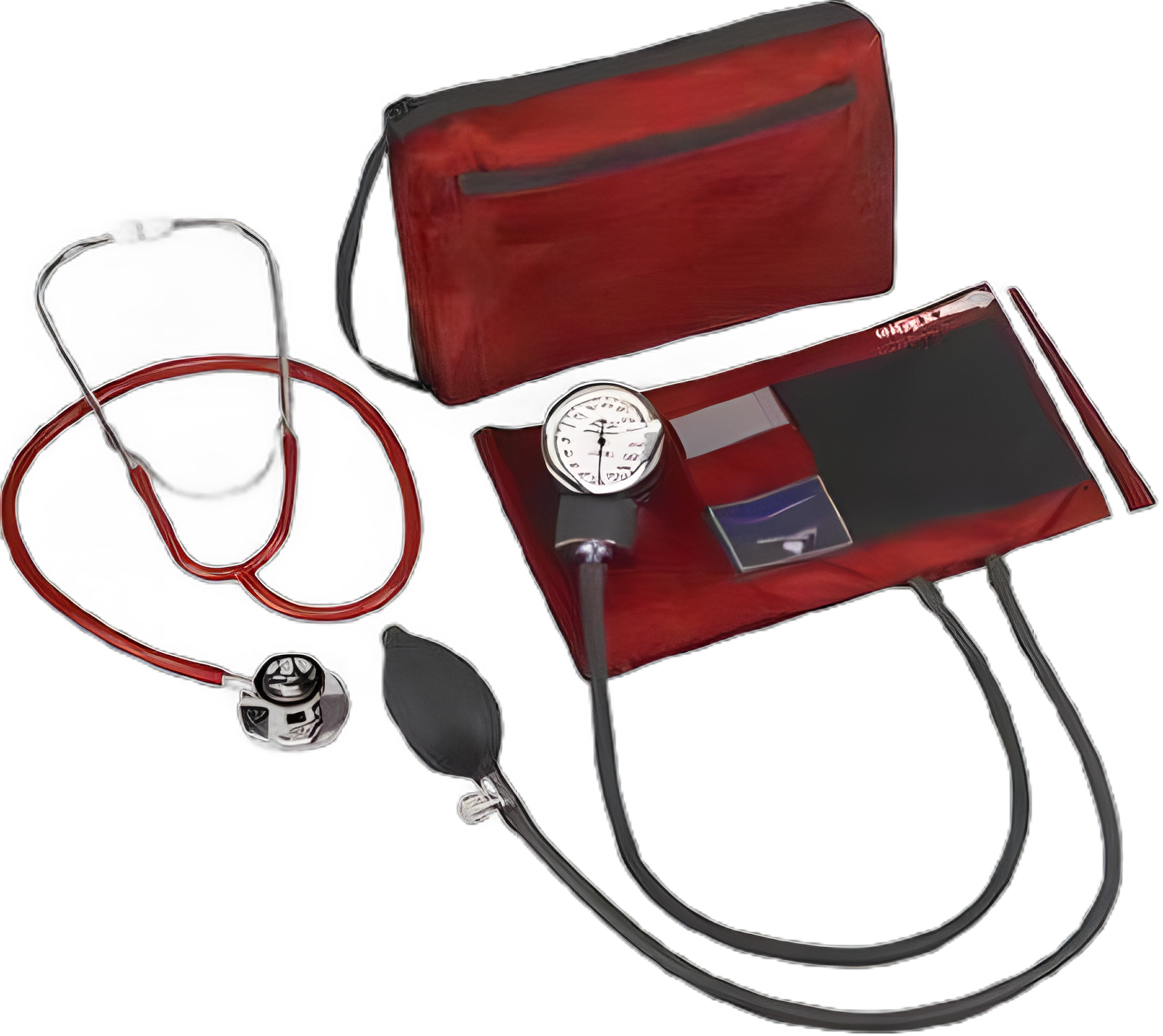 Reusable Aneroid / Stethoscope Set Match Mates® Adult Cuff Dual Head General Exam Stethoscope Pocket Aneroid - 01-260-081