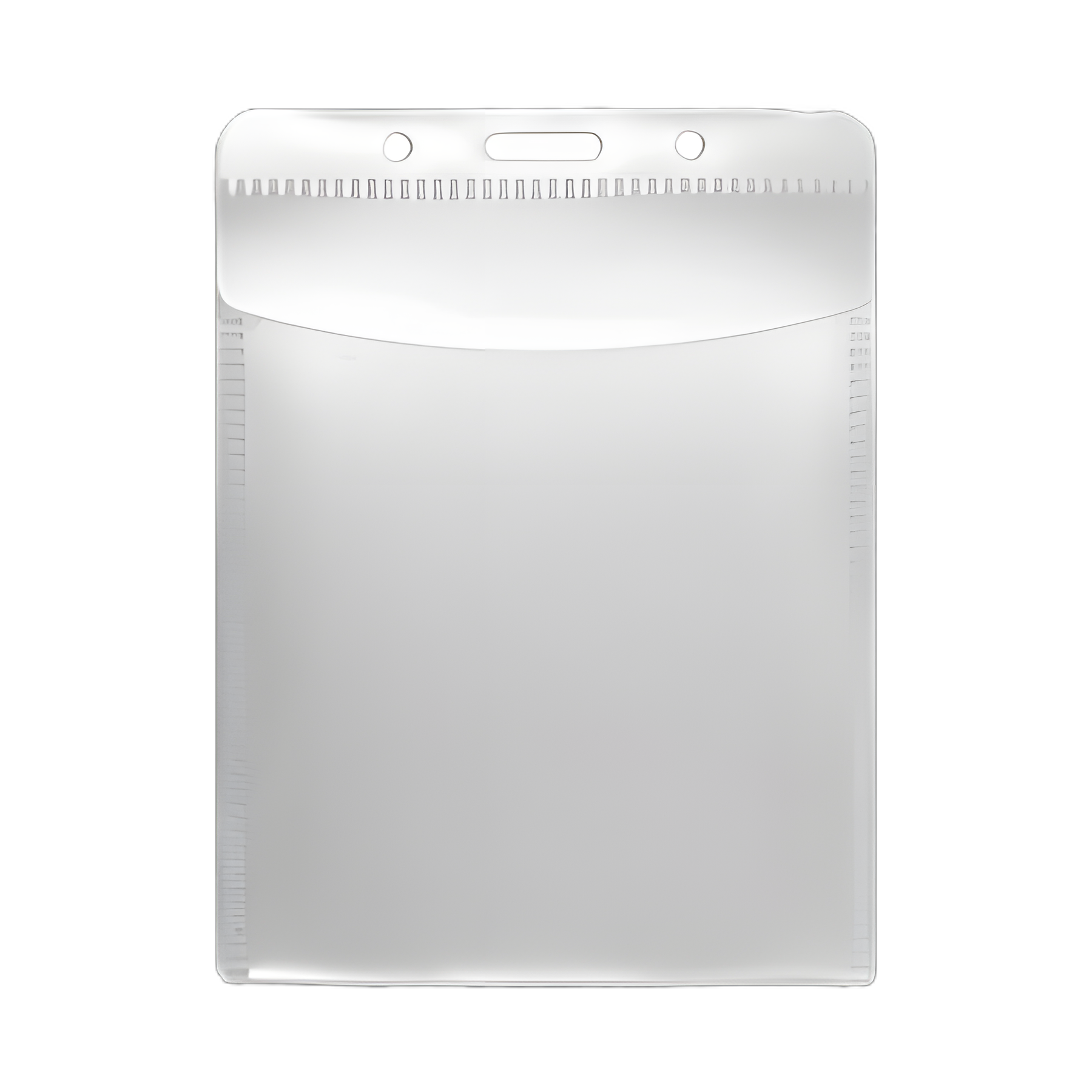 PVC-Free Badge Holders, Vertical, Clear 3.5" x 5.13" Holder, 3.13" x 4.5" Insert, 50/Pack