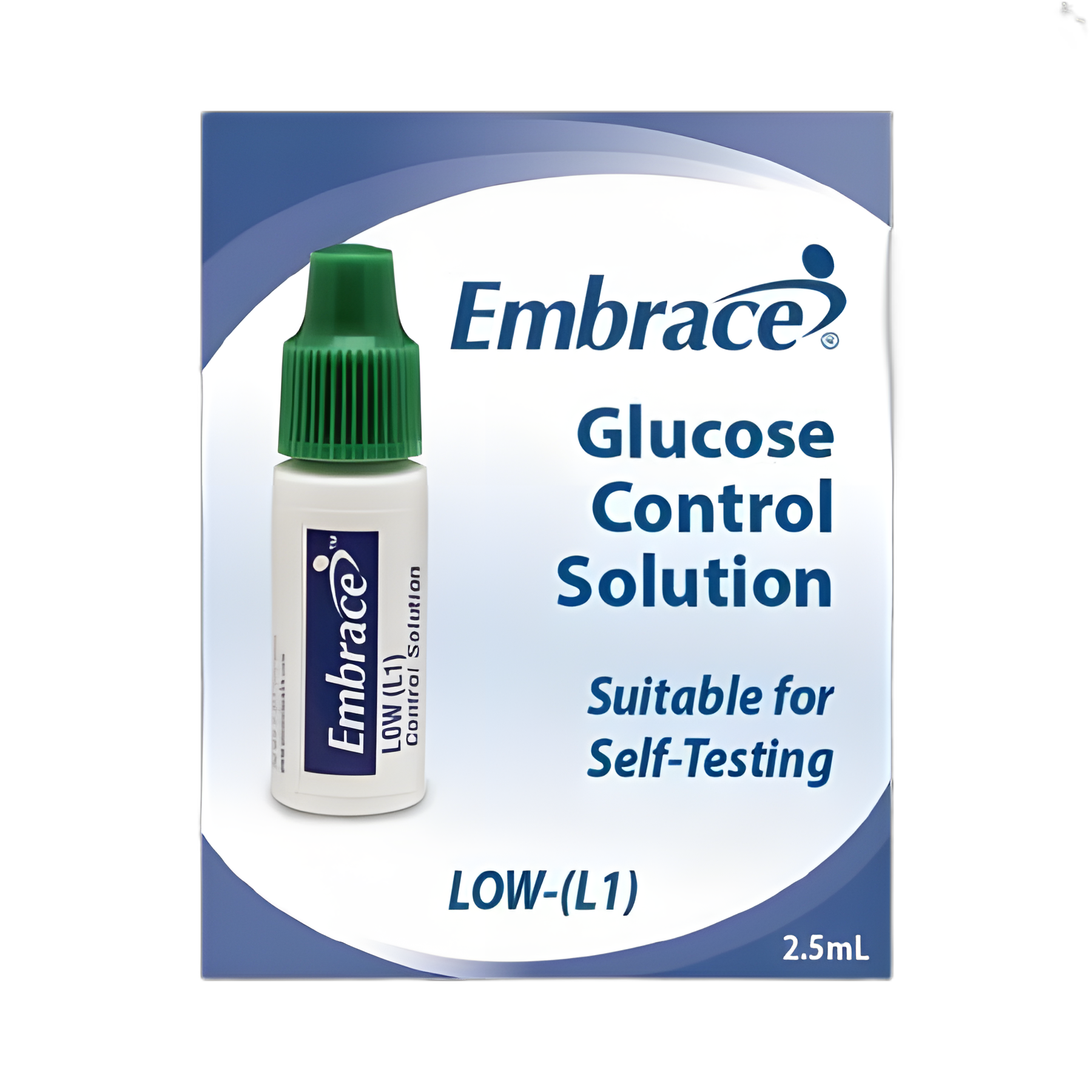 Blood Glucose Control Solution Embrace® 2.5 mL Level 1