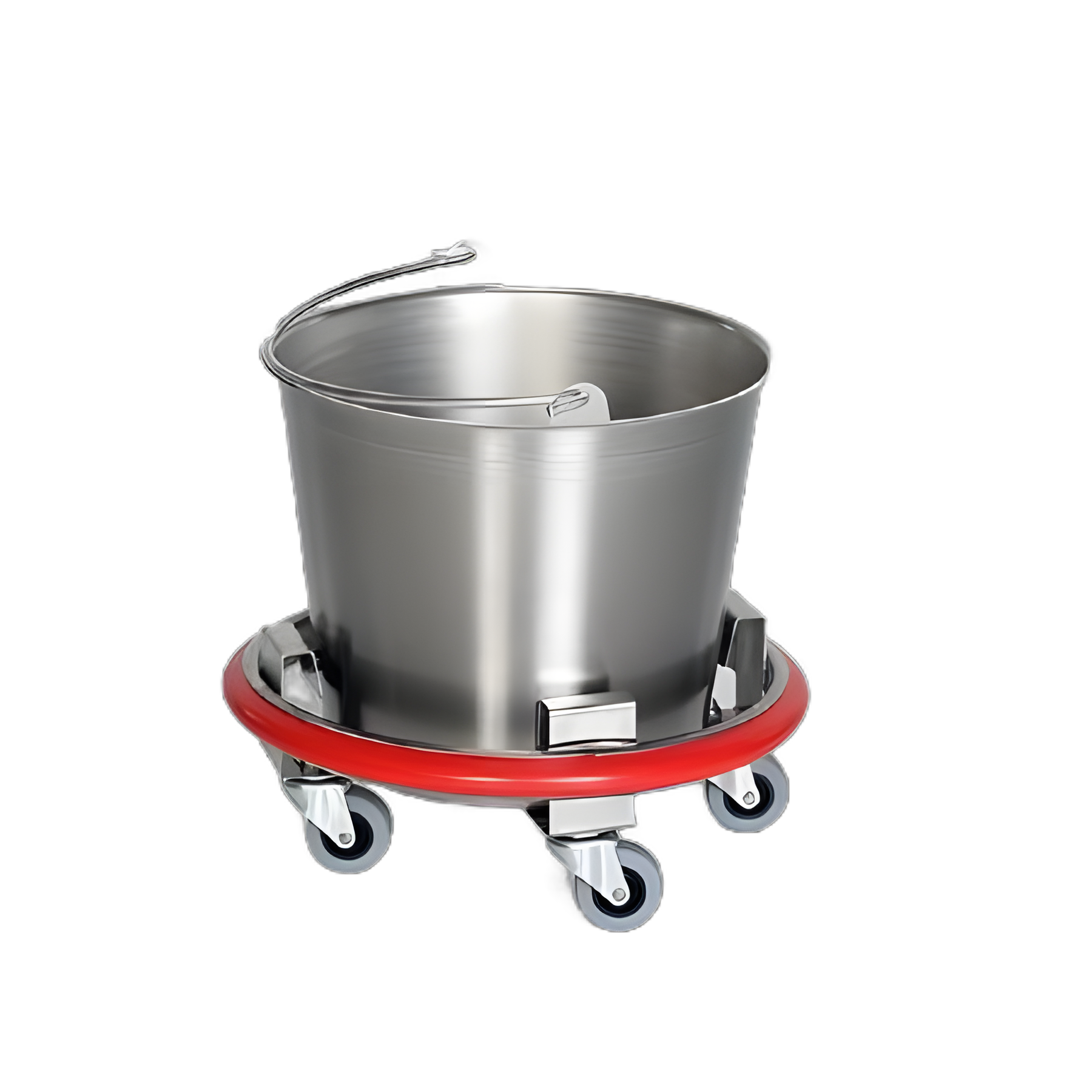 Mid Central Medical 12 Quart Kick Bucket with Stainless Steel Frame