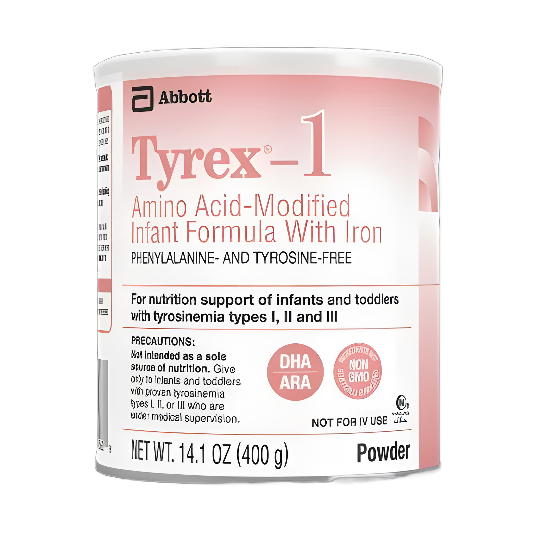 Tyrex®-1 Unflavored Infant Formula 14.1 oz Can Powder for Tyrosinemia Types I, II, III