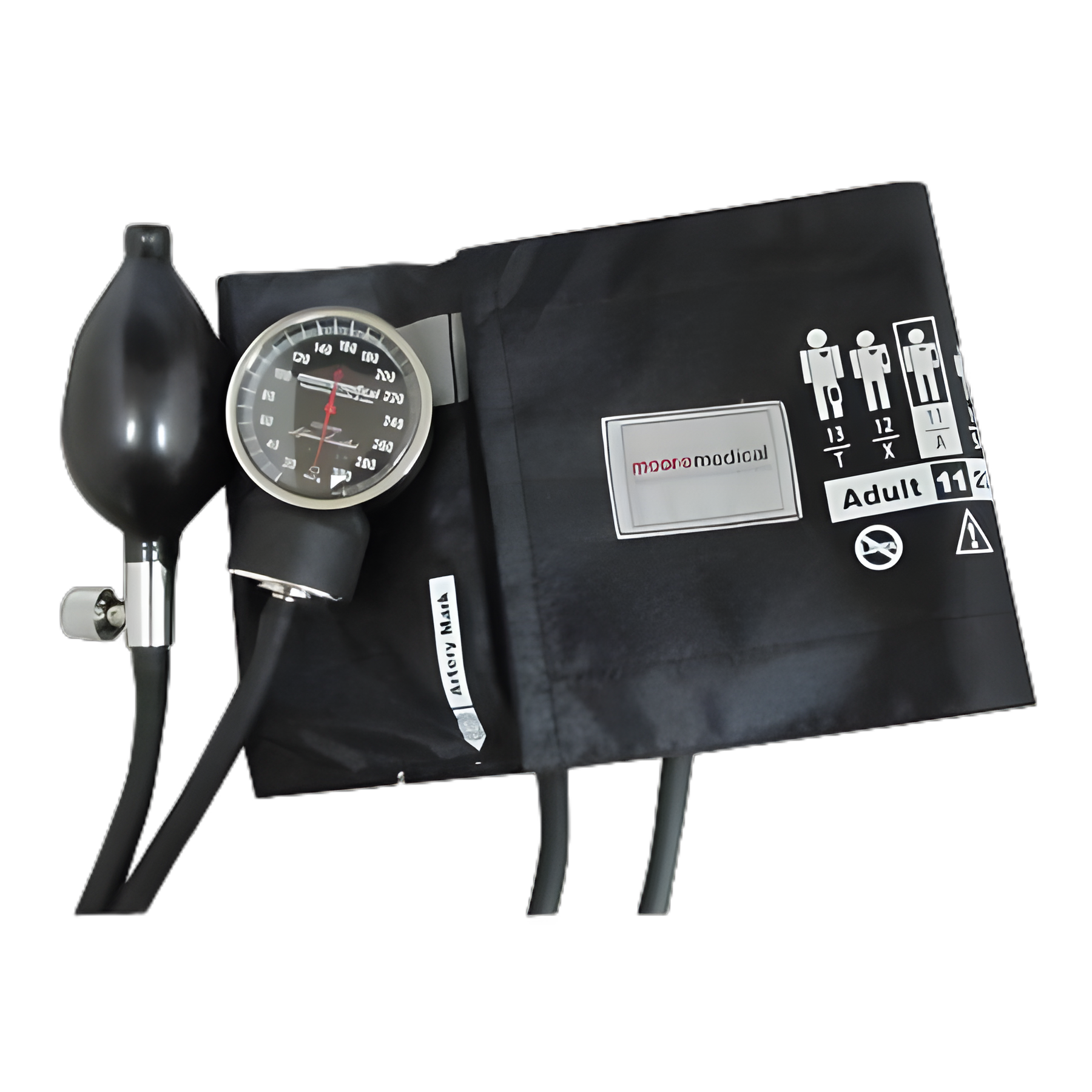 McKesson Premium Aneroid Sphygmomanometer with Adult Nylon Cuff 23-40 cm