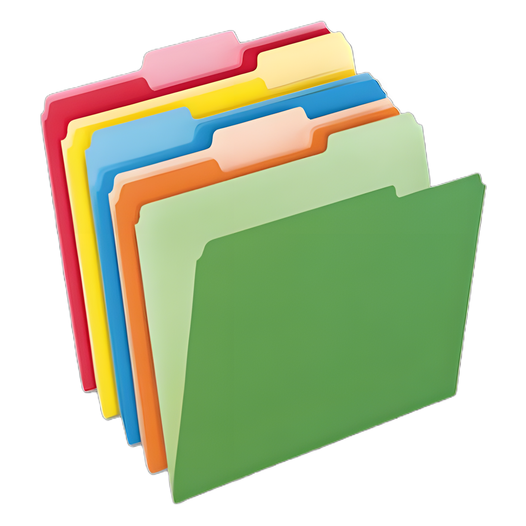 Colored File Folders, 1/3-Cut Tabs: Assorted, Letter Size, Assorted Colors, 100/Box