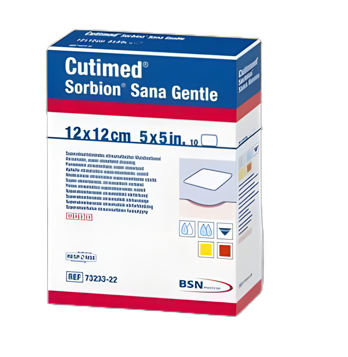 Cutimed Sorbion Sana Gentle Super Absorbent Dressing 9x13 Inch for Advanced Wound Care