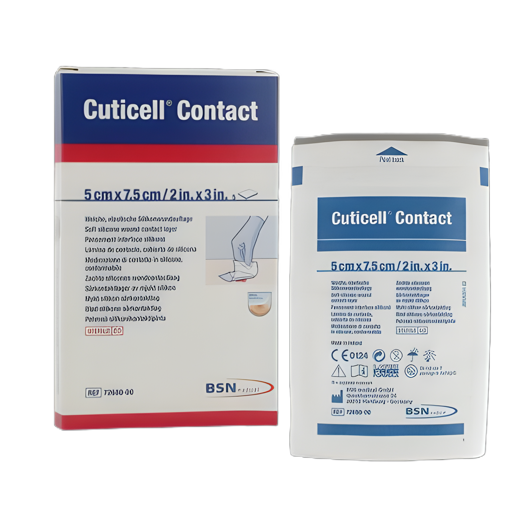 Wound Contact Layer Dressing Cuticell® Contact® 2 X 3 Inch Sterile