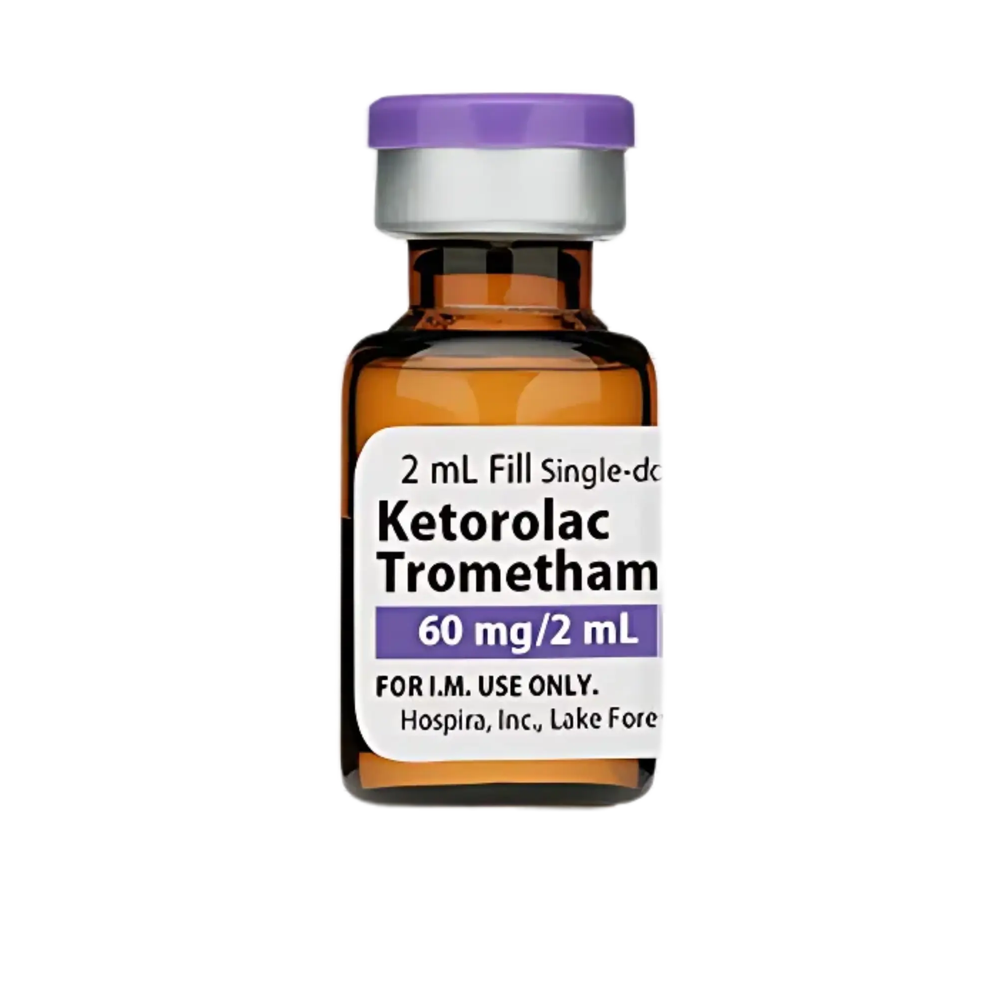 Ketorolac Tromethamine, Preservative Free 60 mg / 2 mL Injection 2 mL