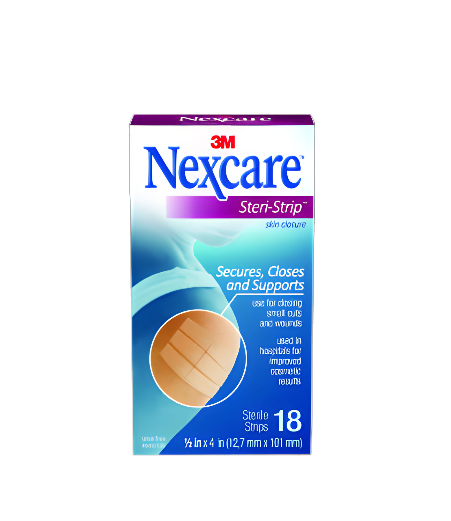 Nexcare™ Steri-Strip™ Skin Closure Strip 1/2 X 4 Inch for Wound Care