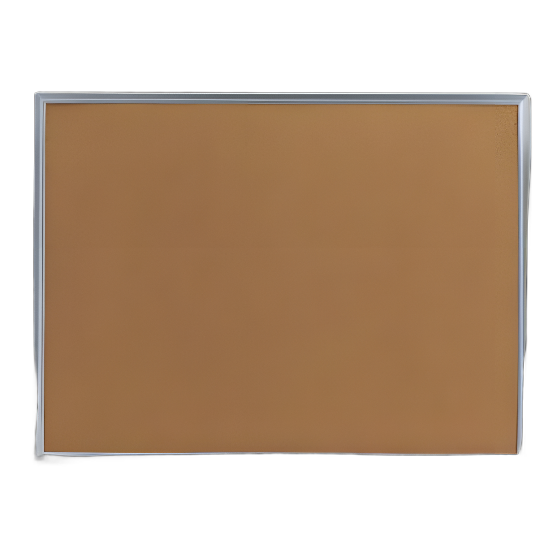 Cork Bulletin Board, 24 x 18, Tan Surface, Aluminum Frame