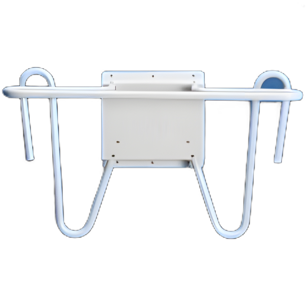 Apron Rack Tri-Rak Wall Mounted 1 Hook, 1 Glove Hook White