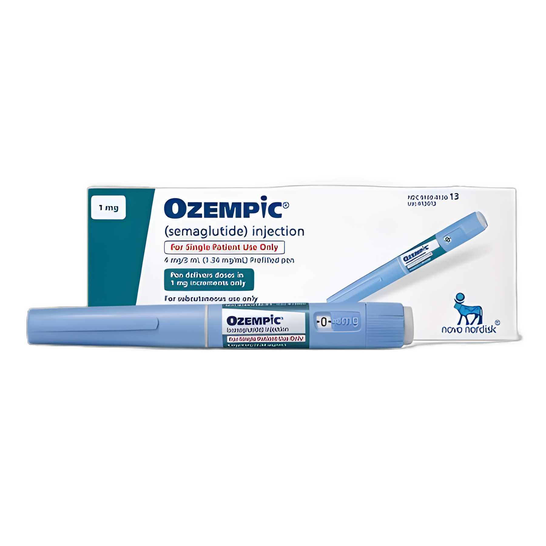 Ozempic® Semaglutide 1 mg Injection Prefilled Injection Pen 1 Pen 1 Pen