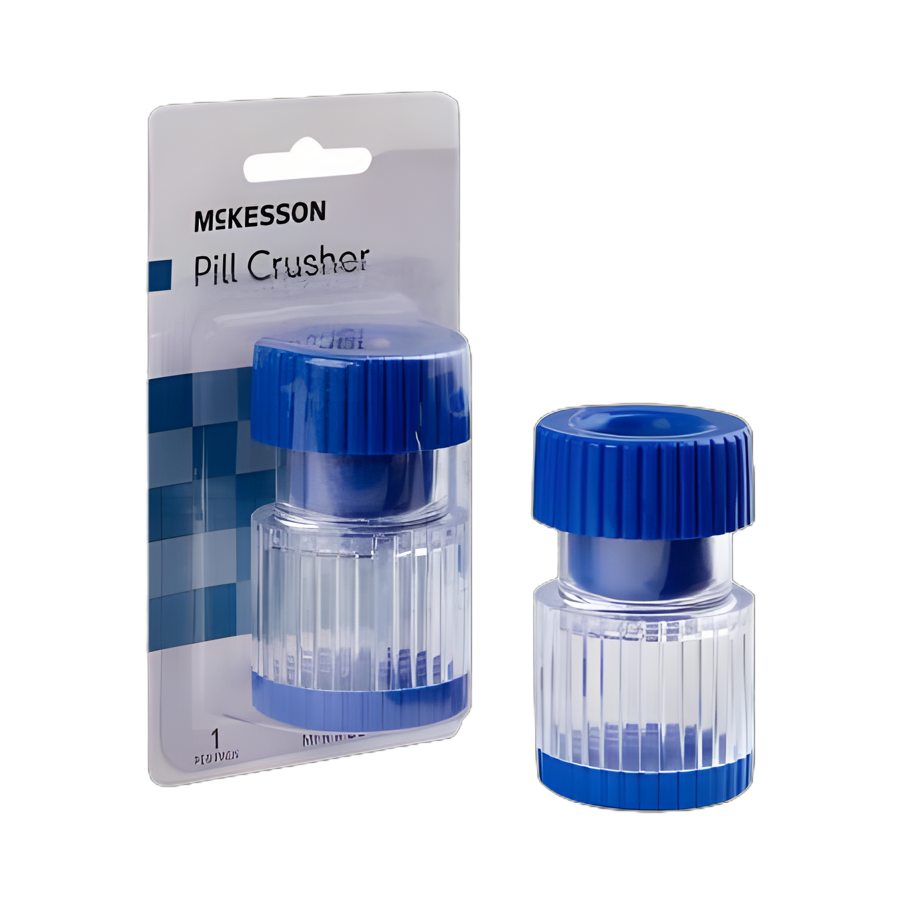 Pill Crusher McKesson Hand Operated Clear