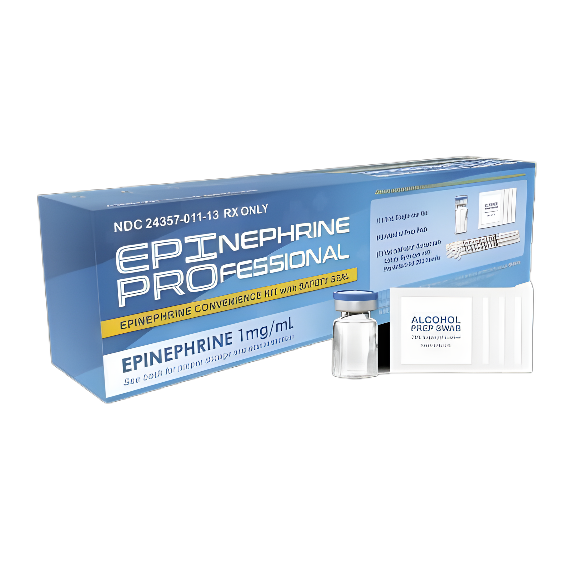 Epinephrine Professional Anaphylaxis Emergency Injection Kit 1mg/mL