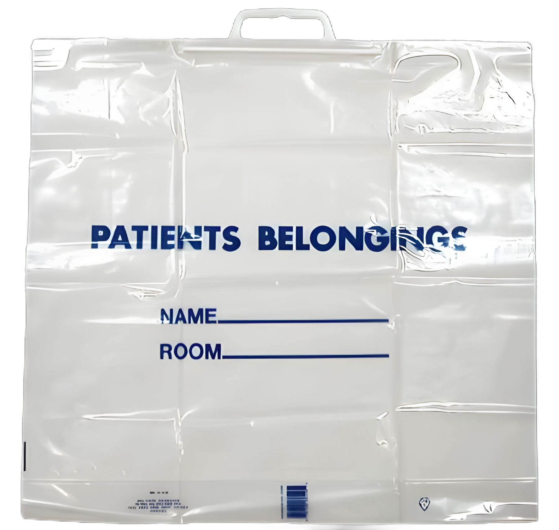 Patient Belongings Bag 18-1/2 X 20 Inch Polyethylene Snap Closure Clear