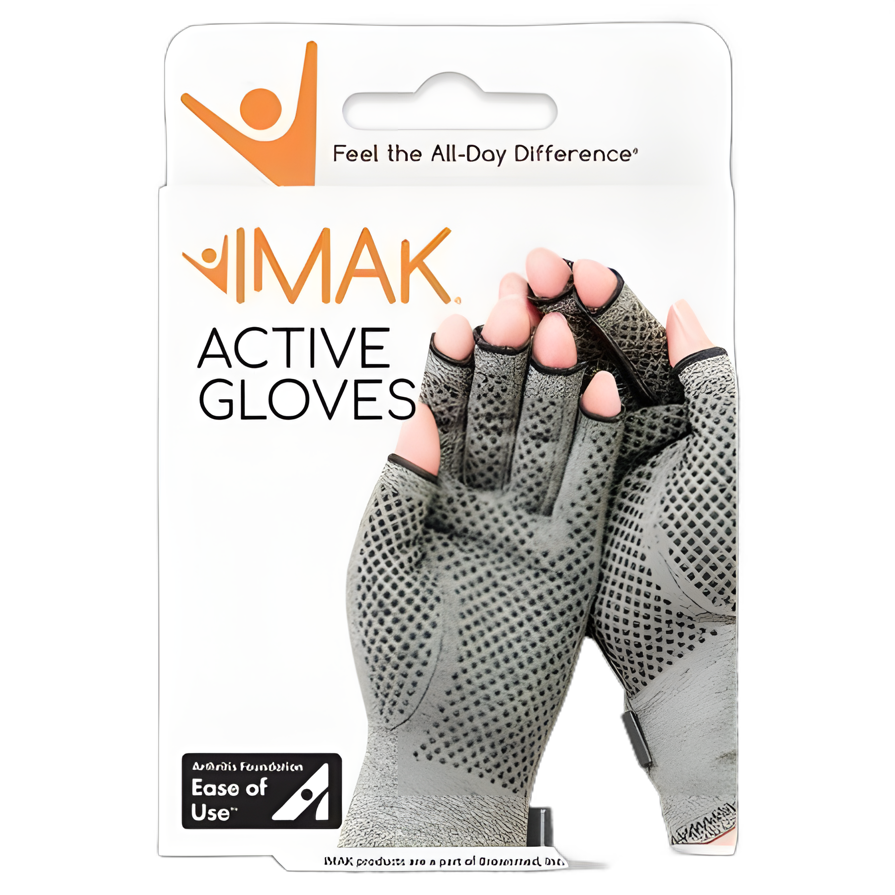 IMAK Compression Active Gloves - Open Finger, Small, Cotton, Wrist Length, Pair