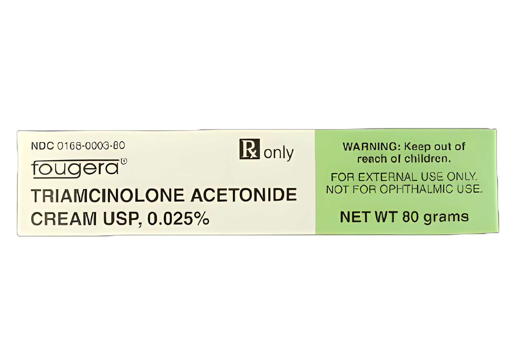 Triamcinolone Acetonide 0.025% Cream Tube 80 Gram - 00168000380