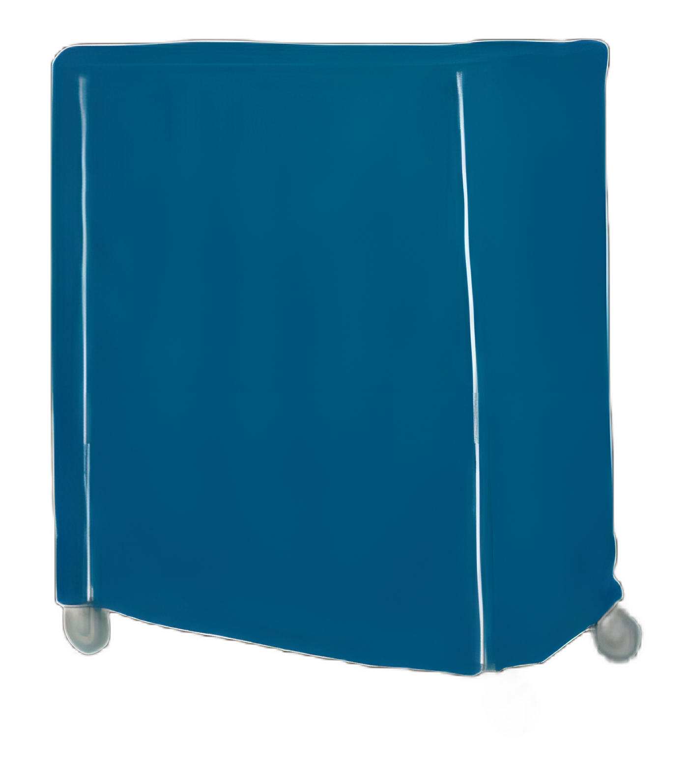 Cart Cover Metro® Mariner Blue Vinyl Coated Nylon 24 X 60 X 74 Inch Hook and Loop Closure