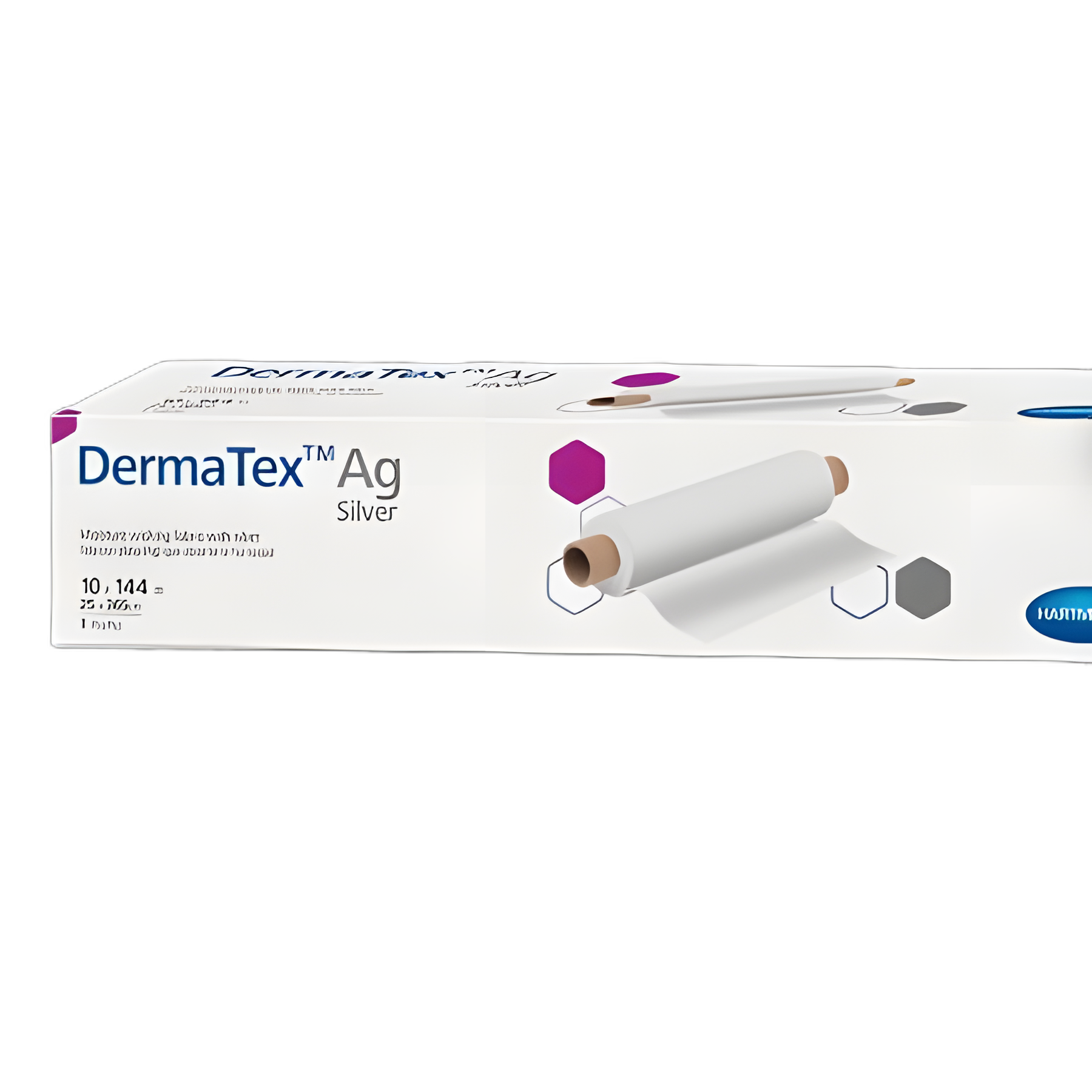 DermaTex™ Ag Silver Moisture Wicking Fabric 10 X 144 Inch Roll Sterile for Skinfold Management