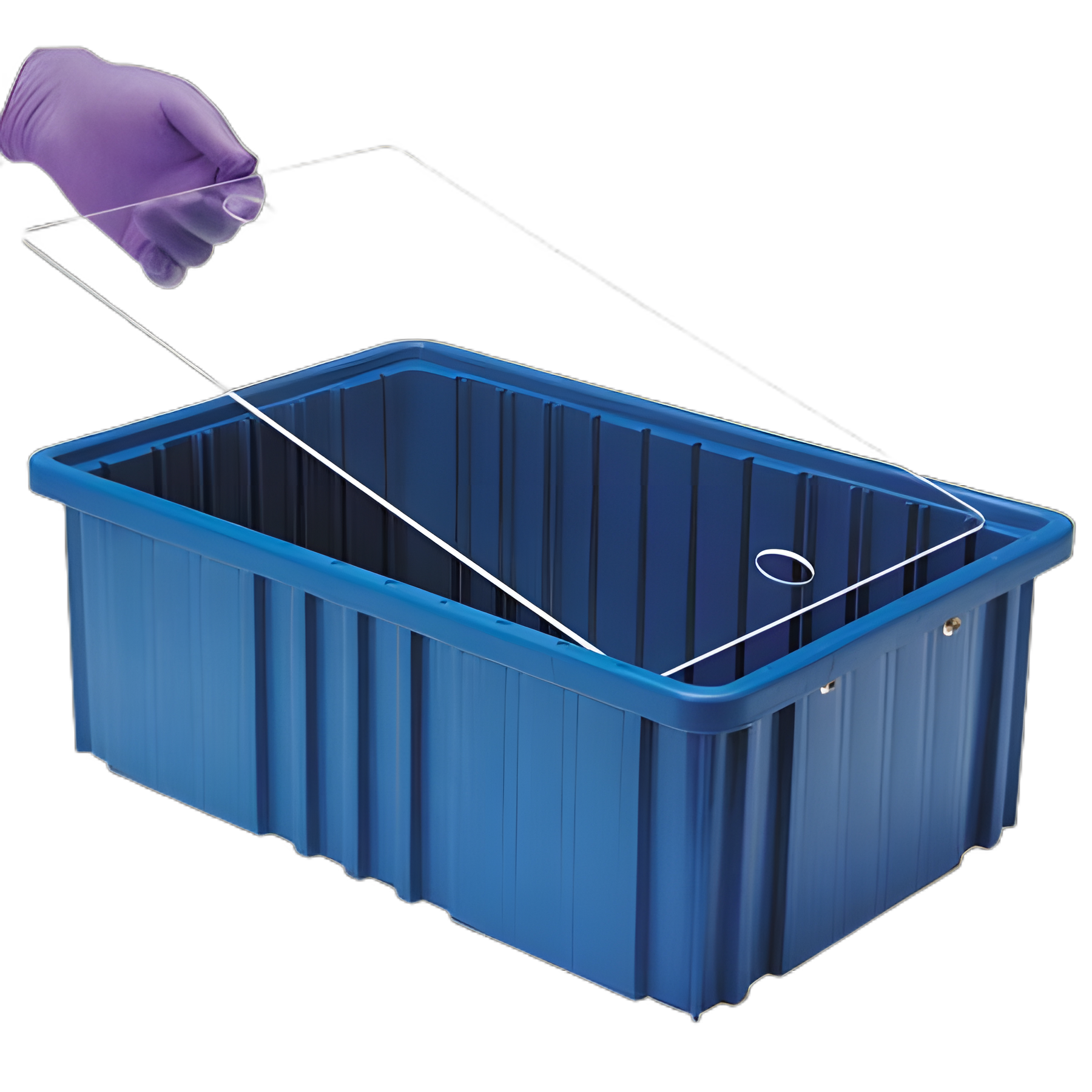 Medical Sharps Container Drop-In Lid for ML3550, ML9137, ML3080 Series by Market Lab Inc