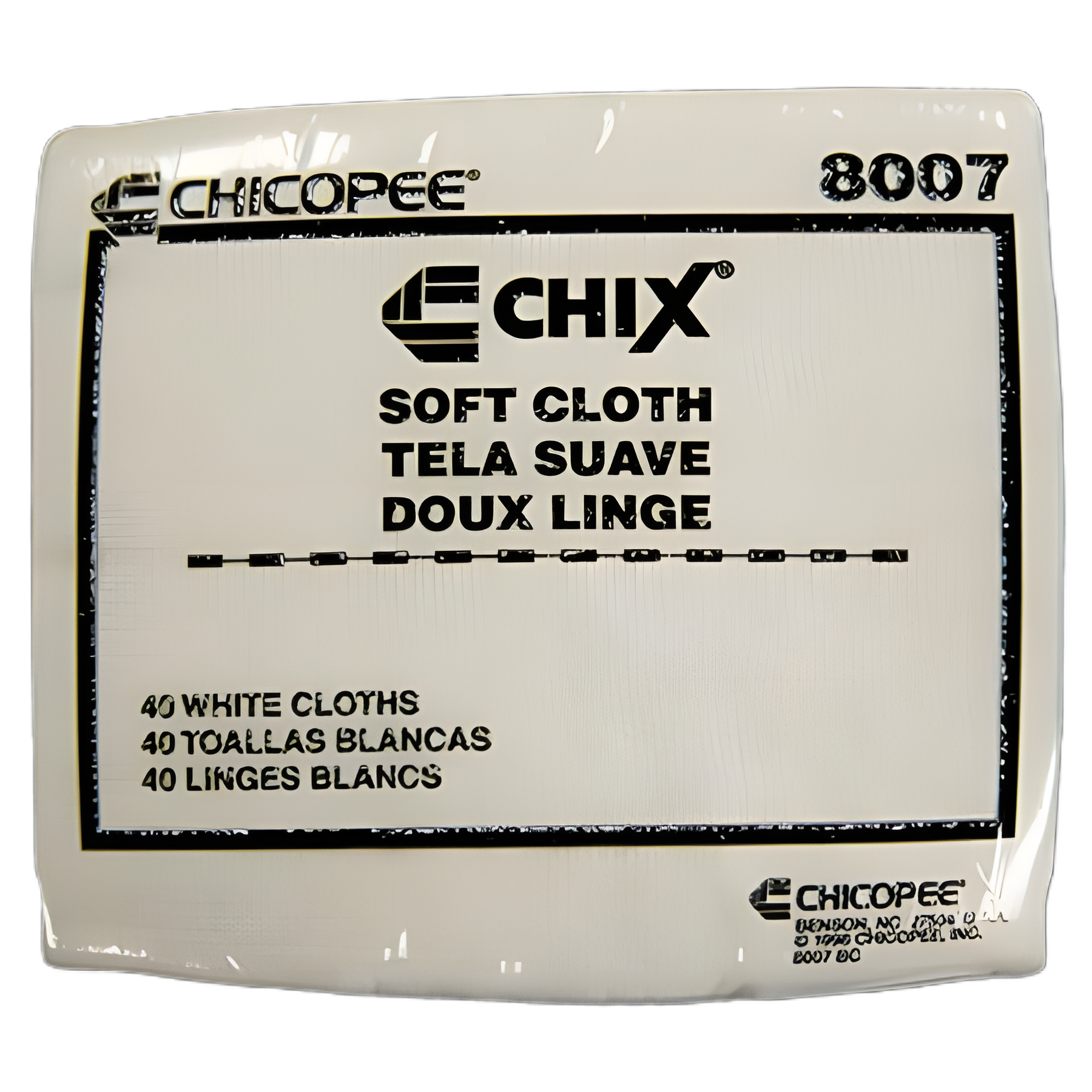 Soft Cloths, 13 x 15, White, 40/Pack, 30 Packs/Carton