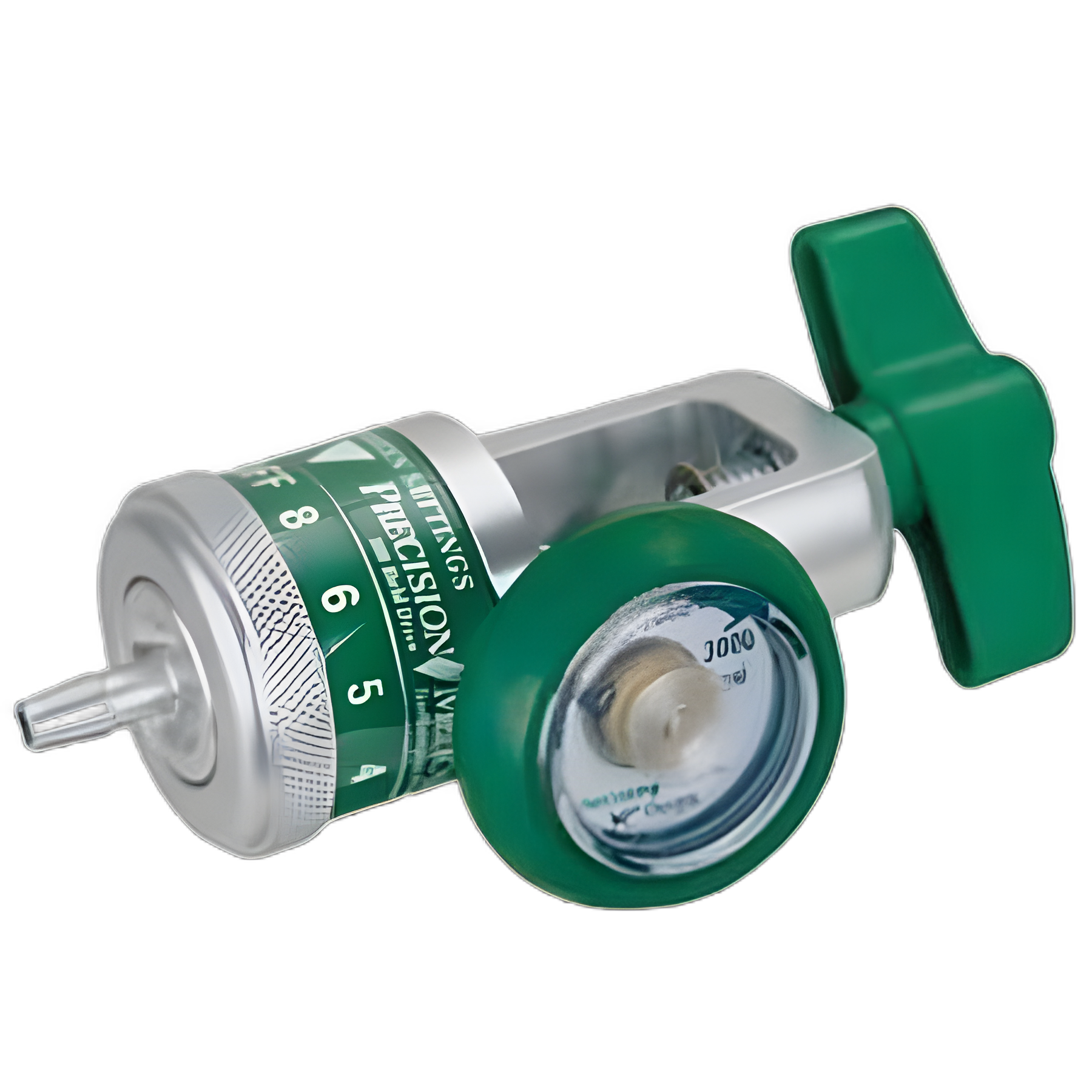 Easy Dial Reg Oxygen Regulator Adjustable 0 - 15 LPM Barb Outlet CGA-870