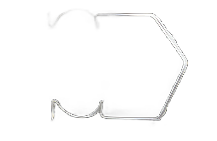 Eye Speculum Visitec® 30 X 40 mm, 14 mm Blades, 0.9 mm Wire Thickness