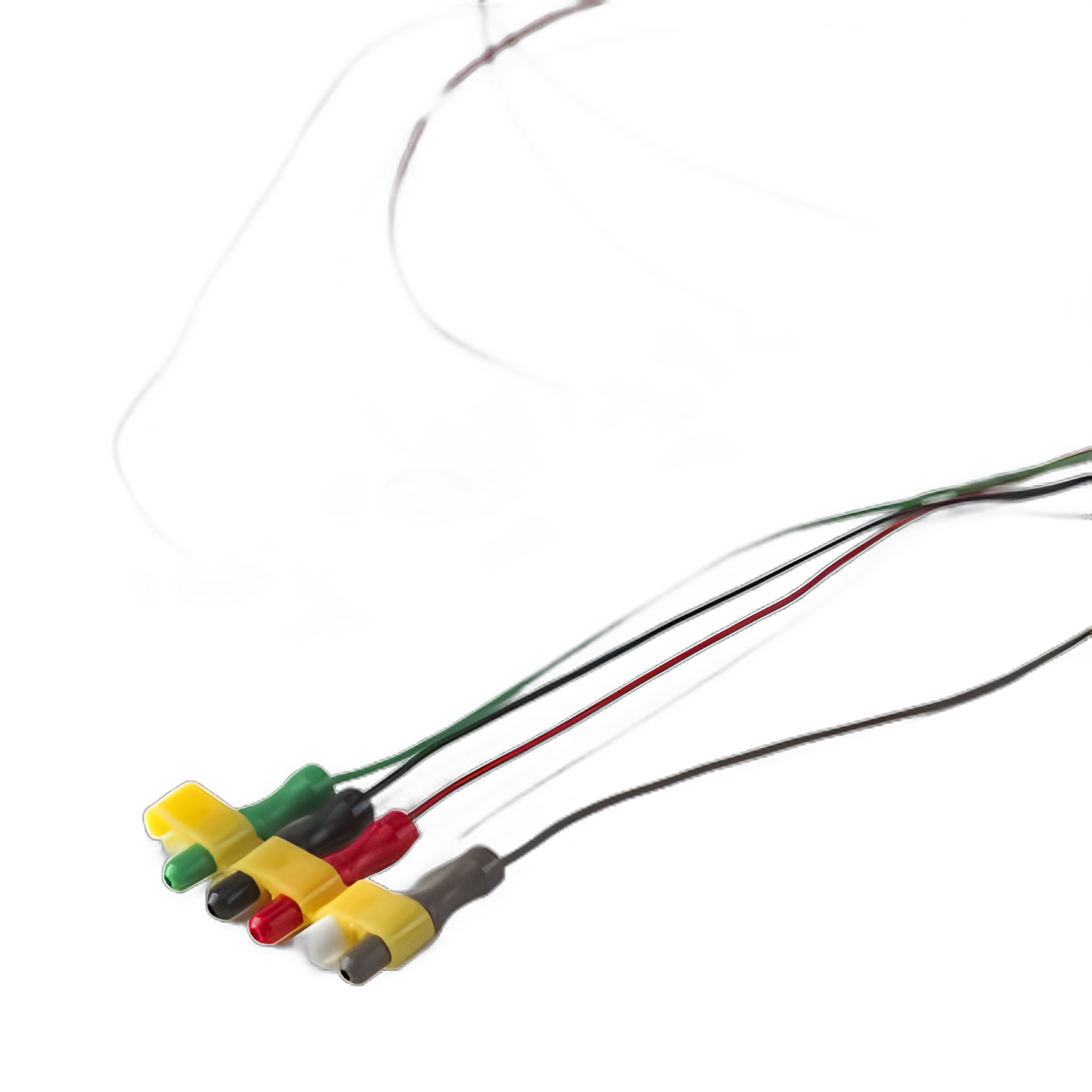 ECG Electrode with Leadwire Tape Backing Radiolucent Snap Connector 5 per Pack