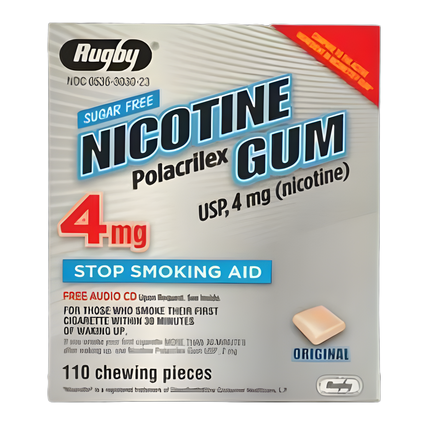 Major® 4 mg Nicotine Gum - Stop Smoking Aid for Early Smokers
