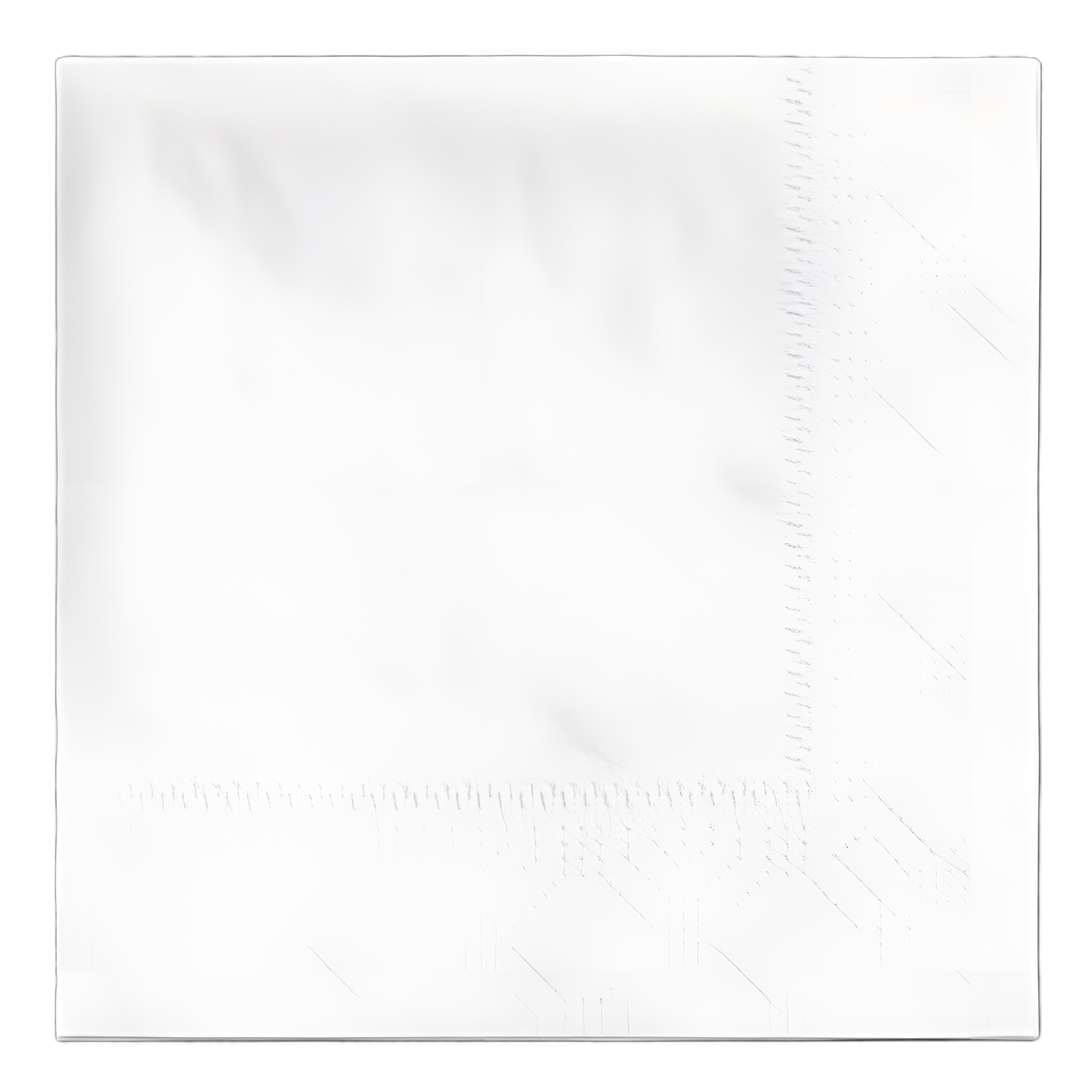 Beverage Napkins, 2-Ply 9 1/2 x 9 1/2, White, Embossed, 1000/Carton