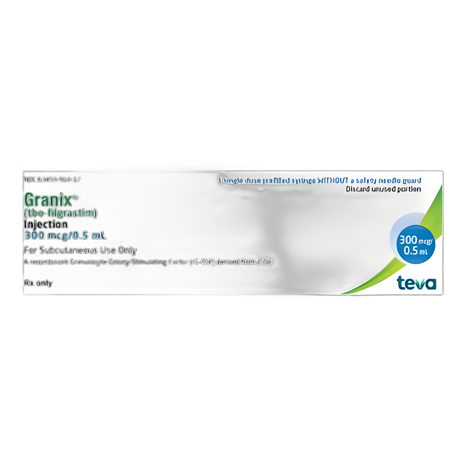 Granix® TBO-Filgrastim 300 mcg/0.5 mL Injection - Preservative-Free Prefilled Syringe