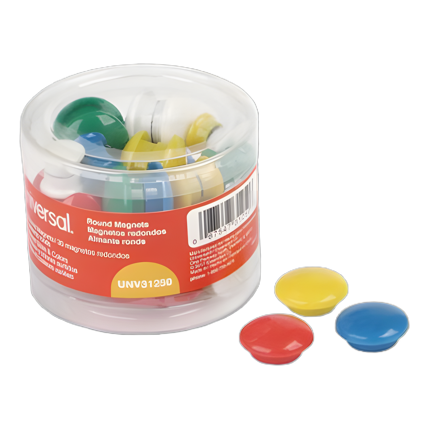 Universal® Assorted Color Magnetic Circles for Medical Offices, 30/Pack
