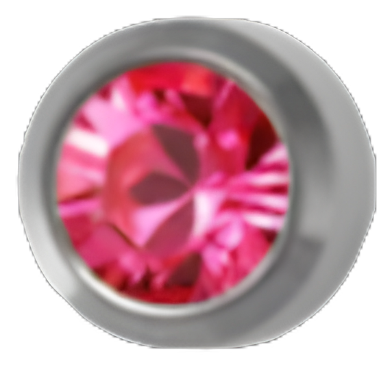 MediStuds® Surgical Stainless Steel Ear Piercing Studs with Rose October Birthstone