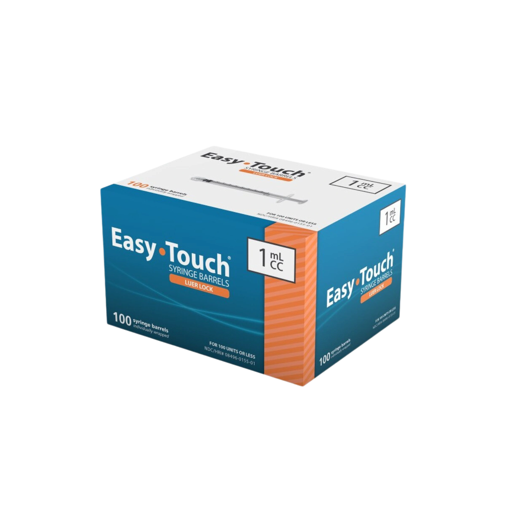 EasyTouch™ 1 mL Syringe Only with Luer Lock Tip