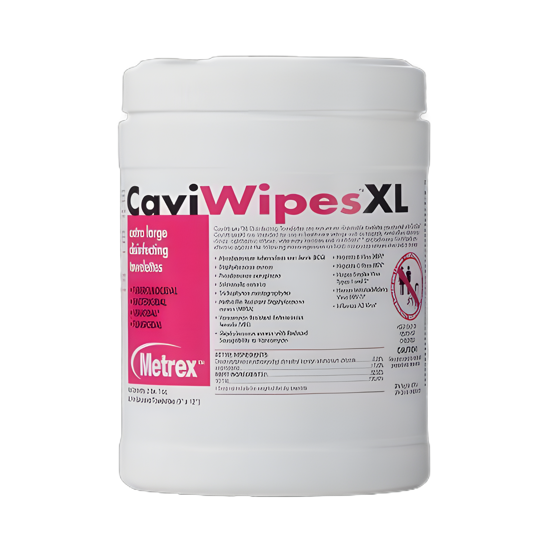 CaviWipes™ Surface Disinfectant Premoistened Alcohol Based Manual Pull Wipe 66 Count Canister Alcohol Scent NonSterile