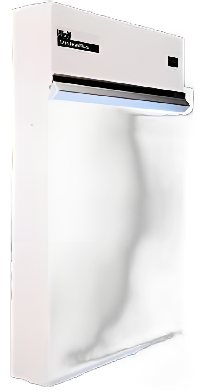 X-Ray Illuminator Trimline III 4 Bank 2 Tier 3 Lamp 15 W Wall Mount 3-1/4 X 28 X 44 Inch White Four, 14 X 17 Inch Film