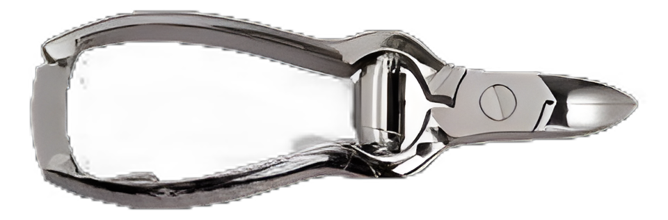 Nail Nipper Grafco® Concave Jaw 4 Inch Length Chrome Plated Metal