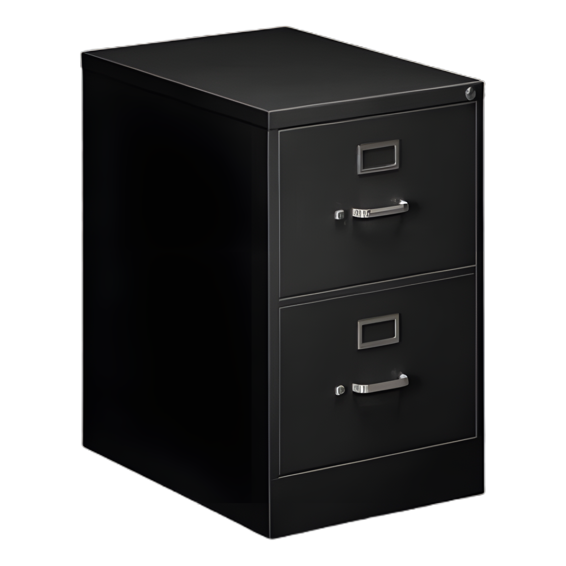Alera Two-Drawer Legal Size Vertical File Cabinet for Medical Offices, Black