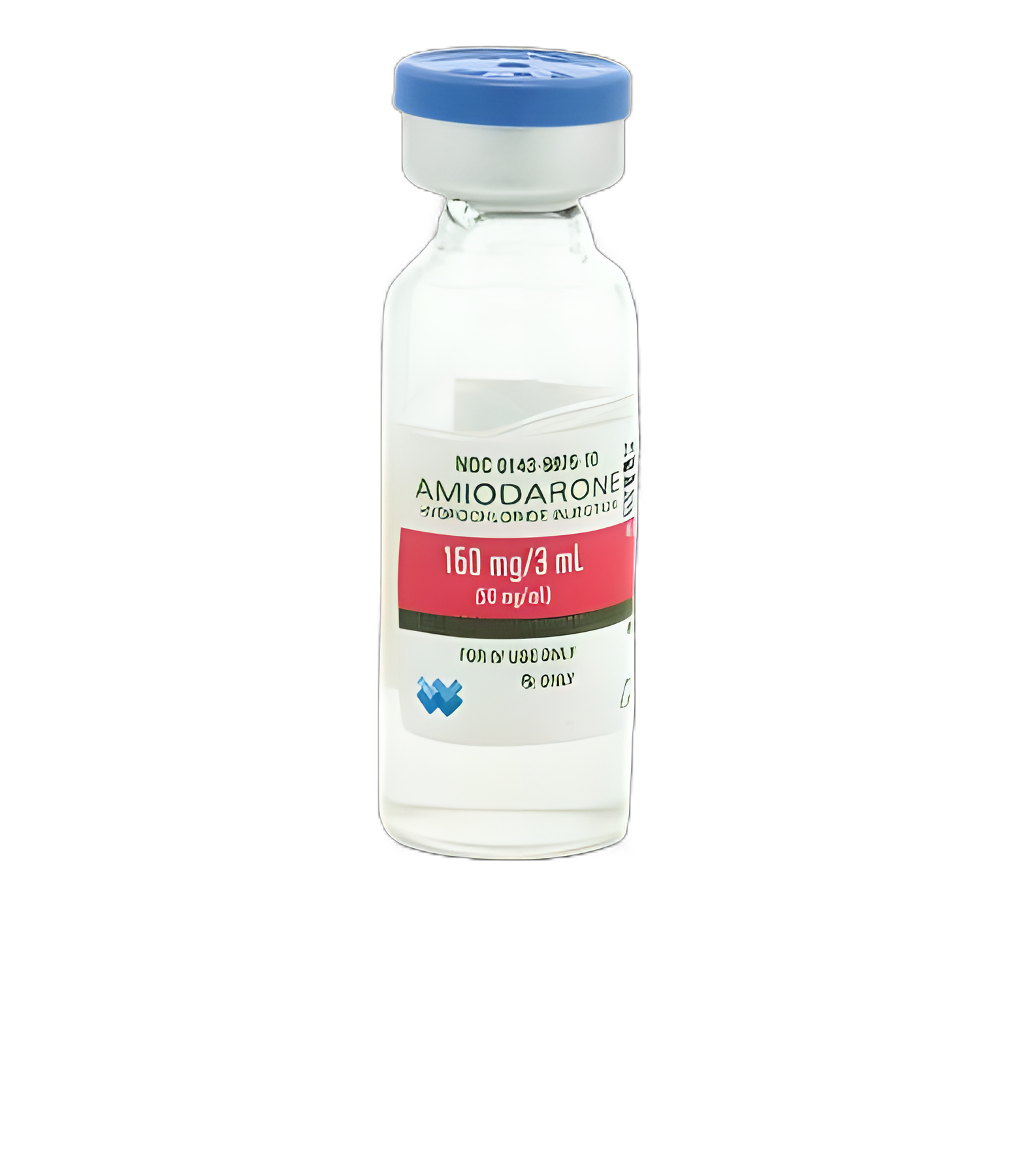 Amiodarone HCl 50mg/mL Injection 3mL Vial - Antiarrhythmic Treatment by Hikma Pharmaceuticals