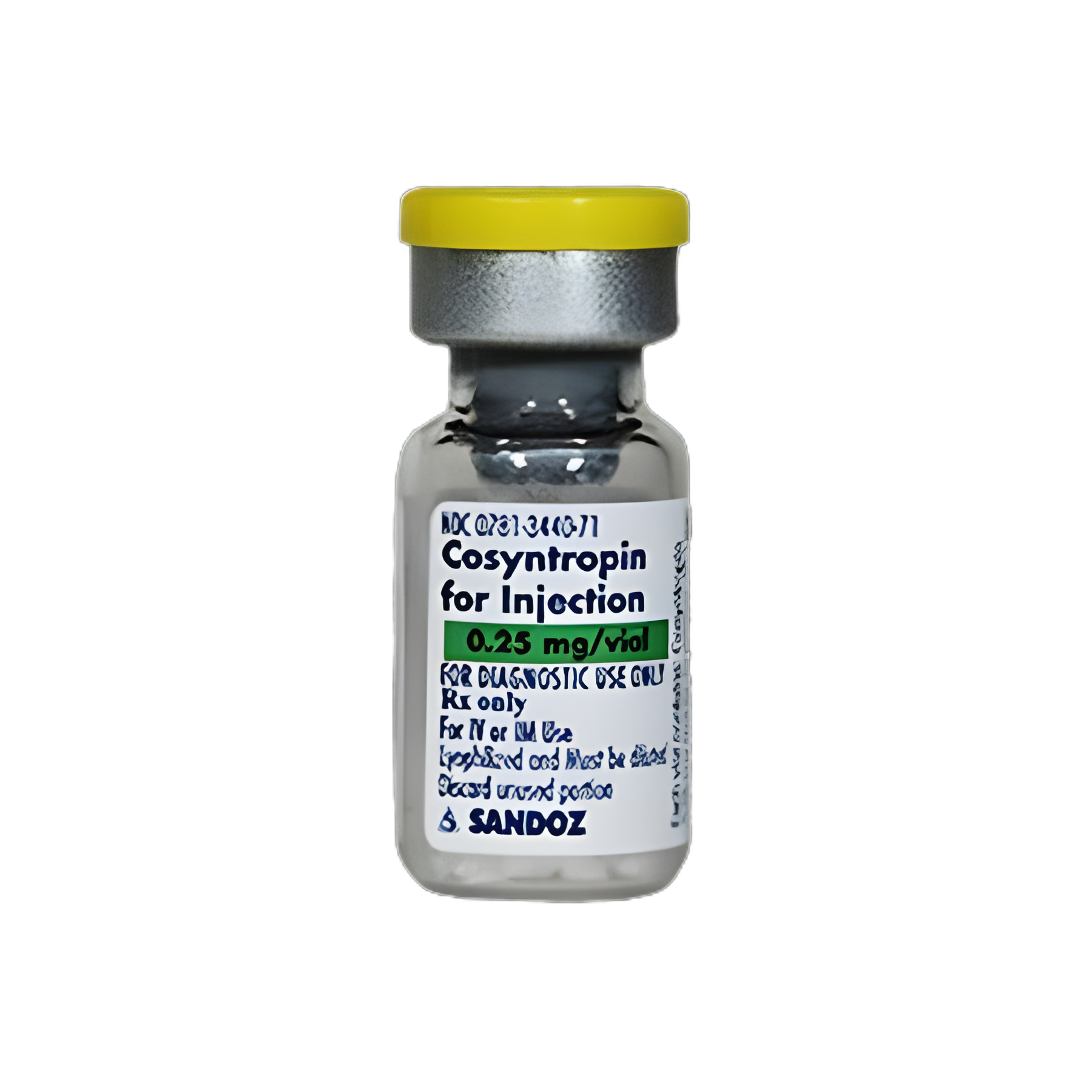 Cosyntropin 0.25 mg Injection Single-Dose Vial 1 mL - 1016390