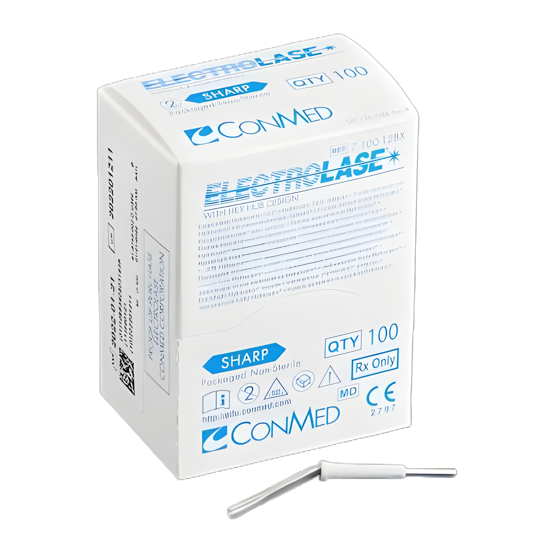 Blade Electrode Electrolase® Stainless Steel Sharp Blade Tip Disposable NonSterile