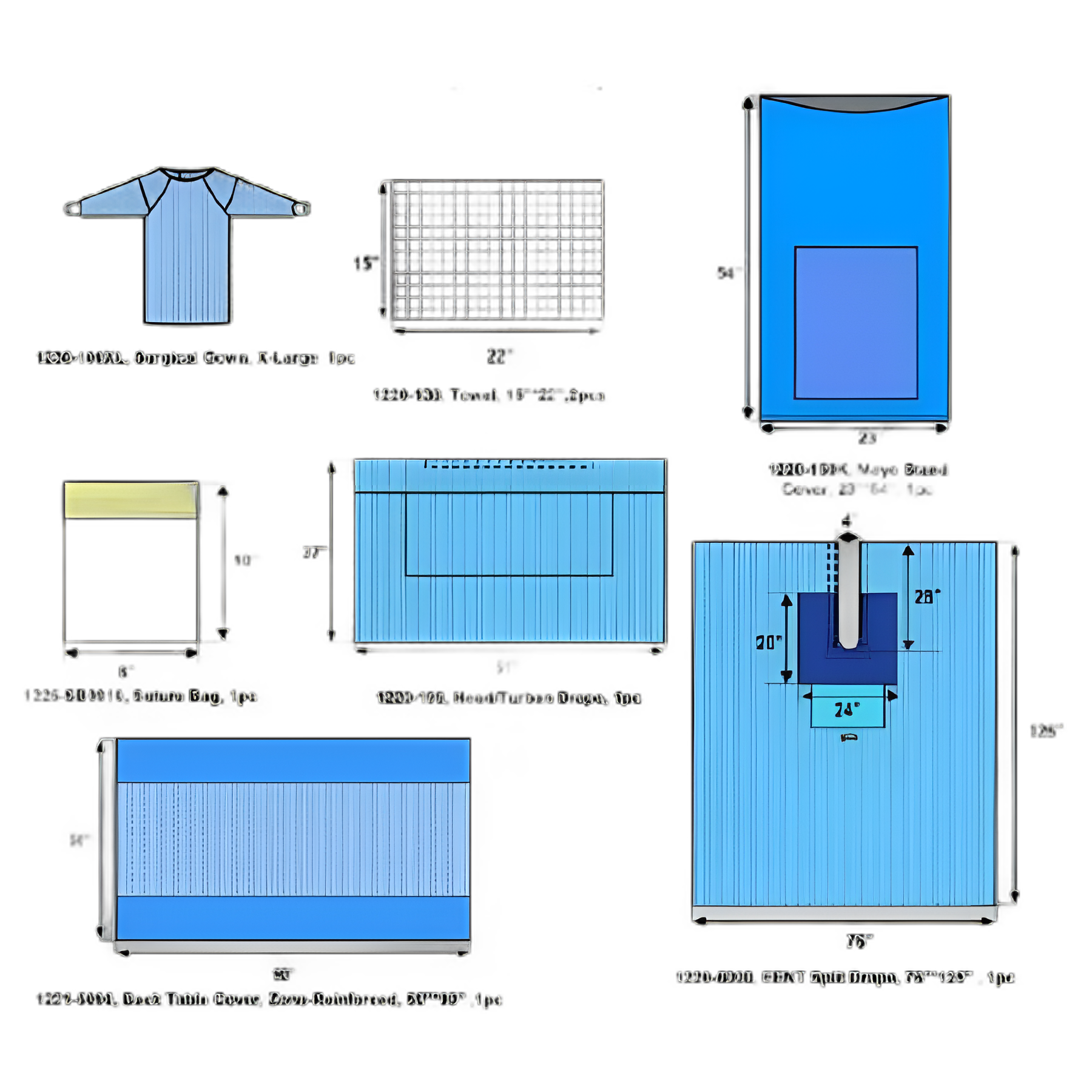 EENT Drape Pack - 1250-1240