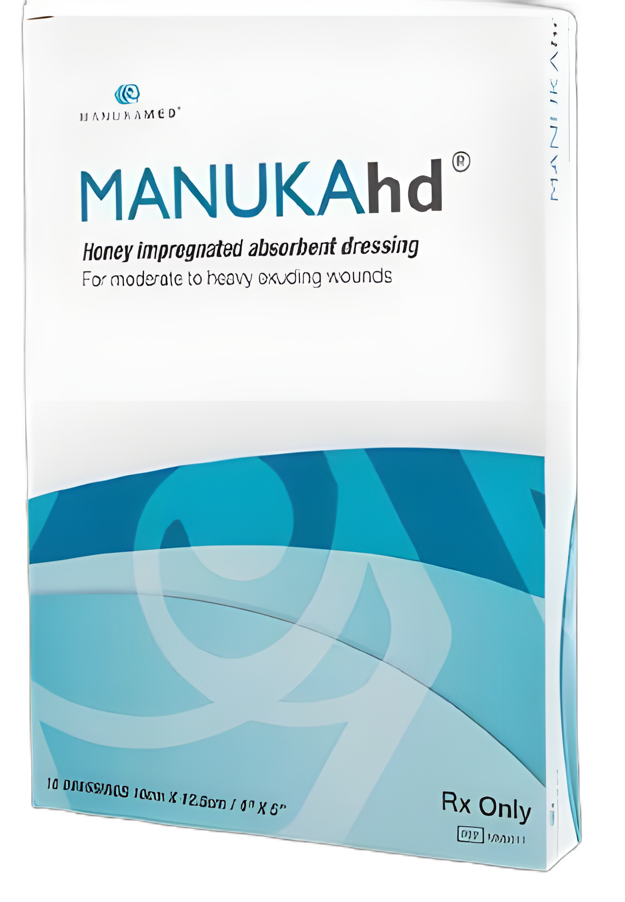 MANUKAhd® Honey Impregnated Wound Dressing 2x2 Inch - Sterile, Super Absorbent