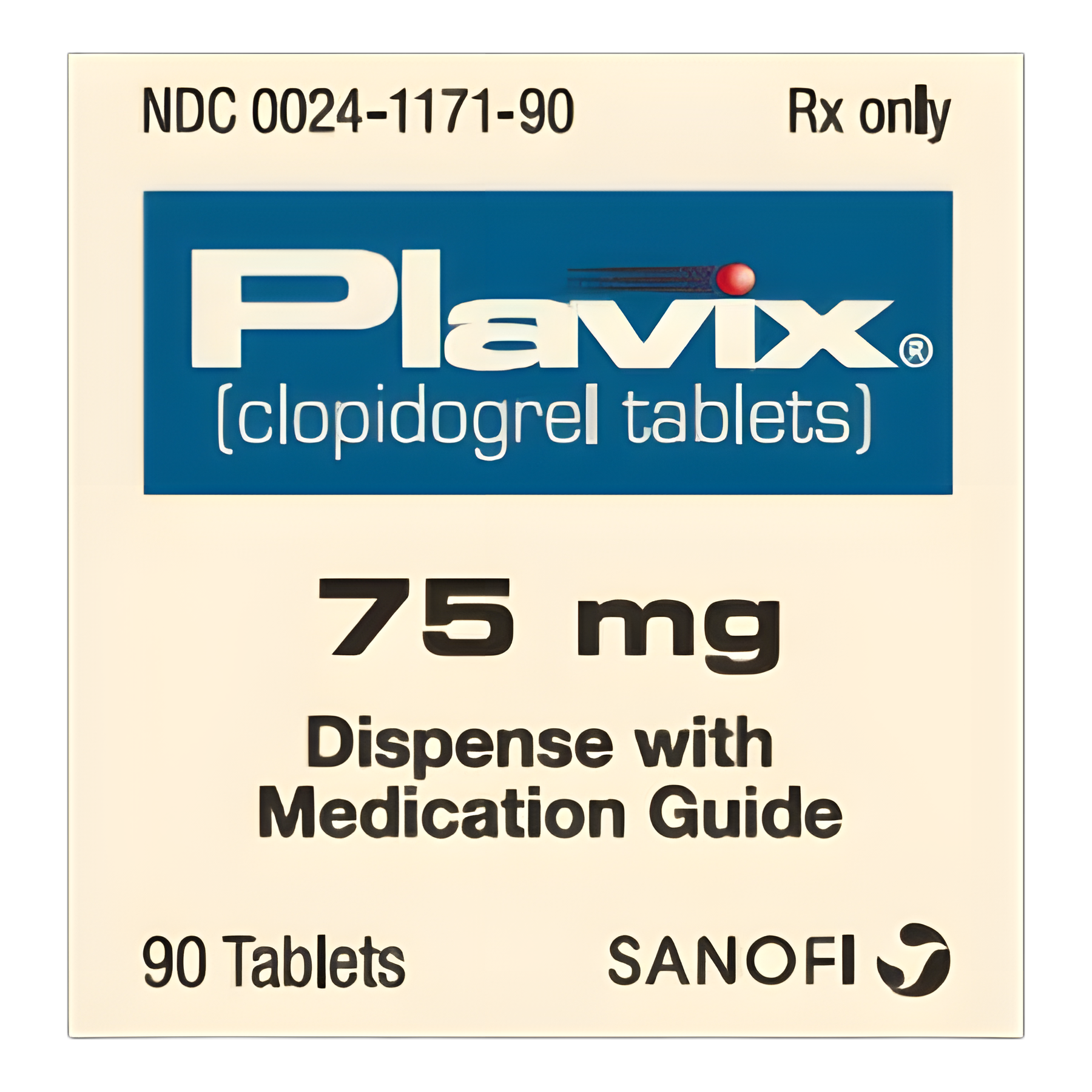 Plavix® Clopidogrel Bisulfate 75 mg Tablets - Platelet-Aggregation Inhibitor